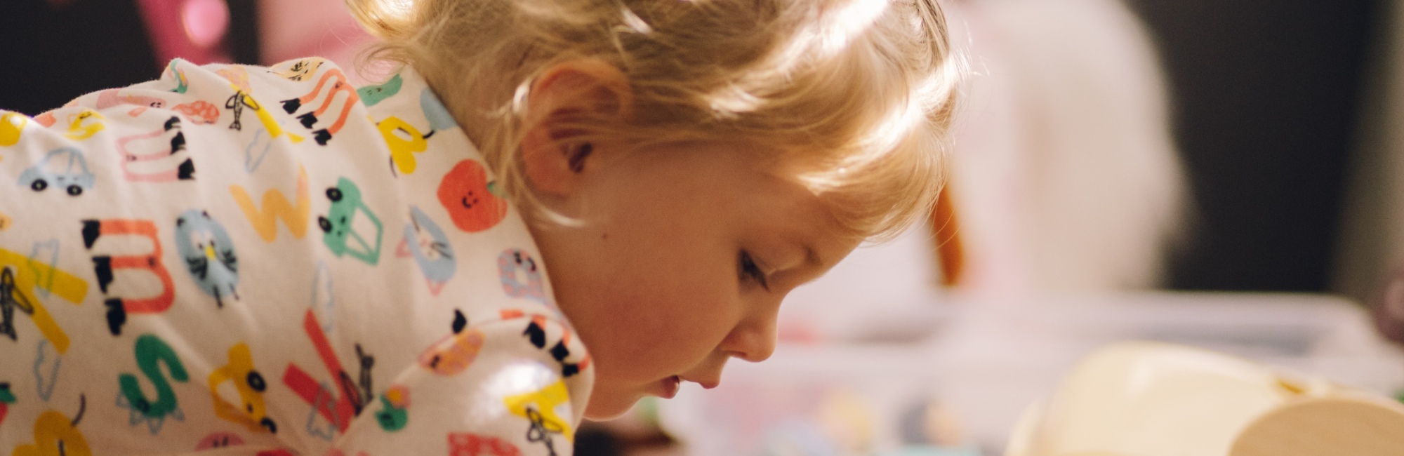 Toddler starts day