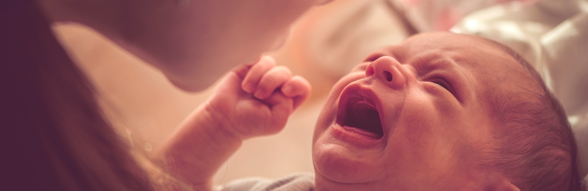 crying baby dialled up